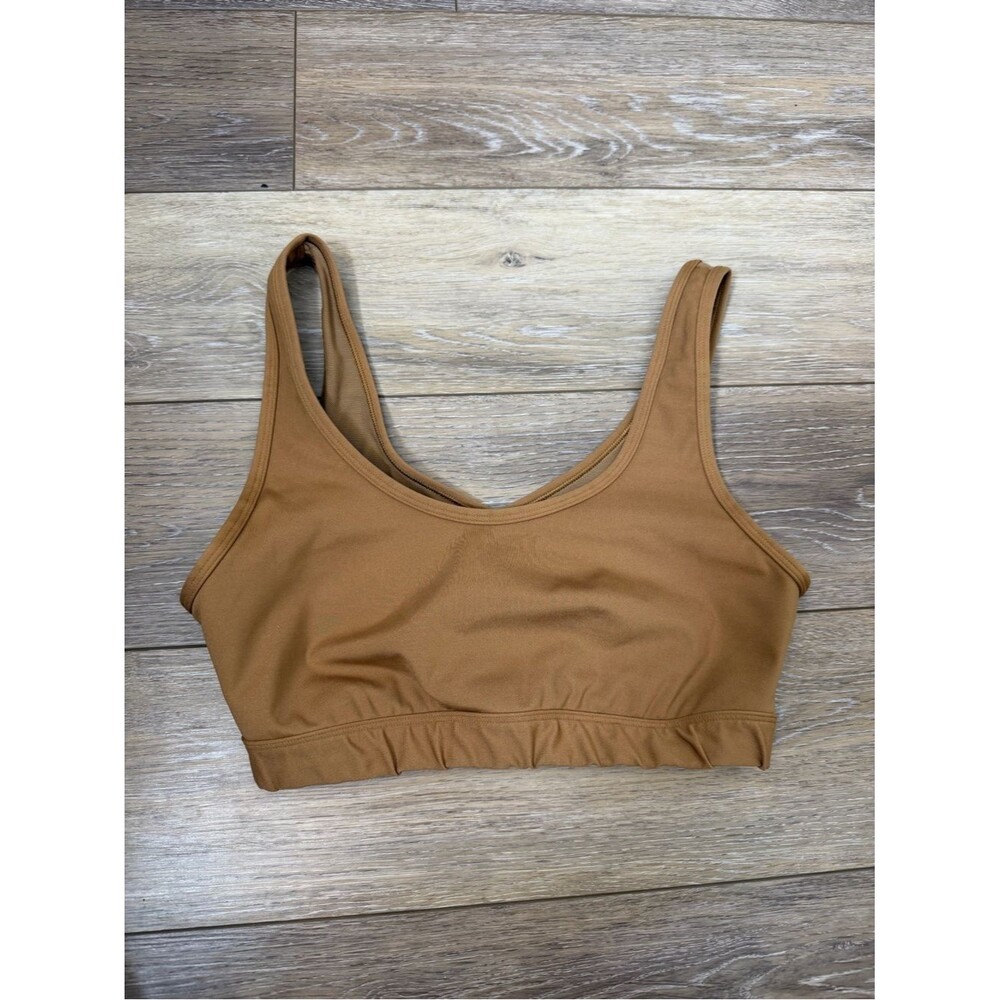Aerie Brown Athletic Sports Bra Sz M